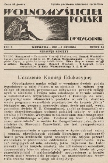 Wolnomyśliciel Polski. 1930, nr 25