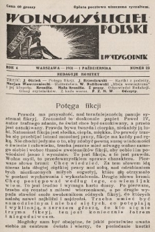 Wolnomyśliciel Polski. 1931, nr 23