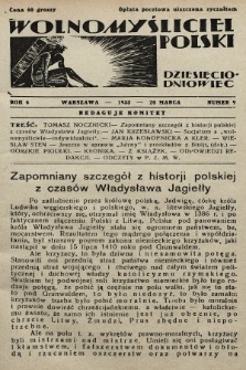 Wolnomyśliciel Polski. 1933, nr 9