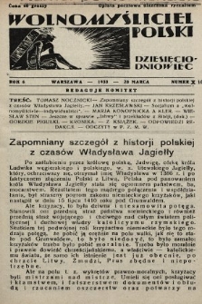 Wolnomyśliciel Polski. 1933, nr 10 (po konfiskacie nakład drugi)