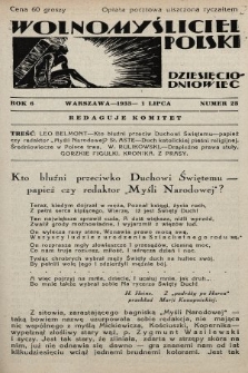 Wolnomyśliciel Polski. 1933, nr 23