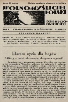 Wolnomyśliciel Polski. 1933, nr 35