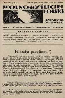 Wolnomyśliciel Polski. 1933, nr 36
