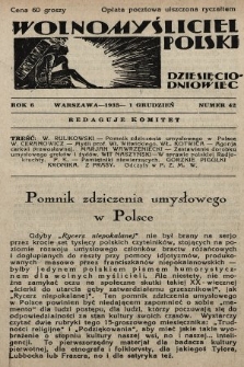 Wolnomyśliciel Polski. 1933, nr 42