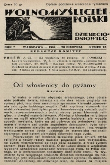 Wolnomyśliciel Polski. 1934, nr 28