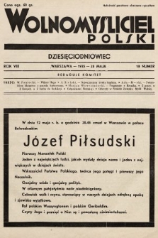 Wolnomyśliciel Polski. 1935, nr 18