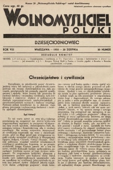 Wolnomyśliciel Polski. 1935, nr 030a