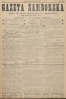 Gazeta Samborska : pismo poświęcone sprawom ekonomicznym i społecznym okręgu: Sambor, Stary Sambor, Turka. 1912, nr 2