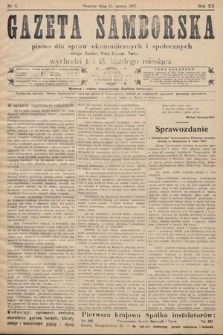 Gazeta Samborska : pismo poświęcone sprawom ekonomicznym i społecznym okręgu: Sambor, Stary Sambor, Turka. 1912, nr 6