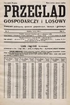 Przegląd Gospodarczy i Losowy : miesięcznik poświecony sprawom gospodarczym, losowym i giełdowym. 1934, nr 2