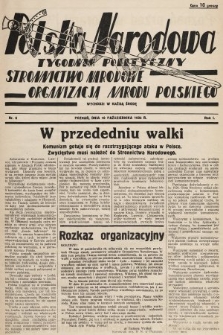 Polska Narodowa : tygodnik polityczny. 1936, nr 6