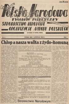 Polska Narodowa : tygodnik polityczny. 1936, nr 8