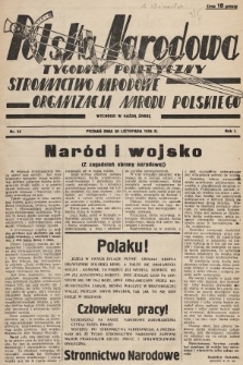 Polska Narodowa : tygodnik polityczny. 1936, nr 12
