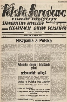 Polska Narodowa : tygodnik polityczny. 1936, nr 15