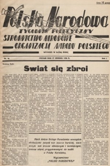 Polska Narodowa : tygodnik polityczny. 1936, nr 16