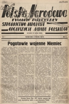 Polska Narodowa : tygodnik polityczny. 1937, nr 1