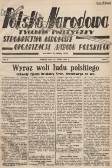Polska Narodowa : tygodnik polityczny. 1937, nr 9
