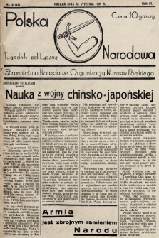 Polska Narodowa : tygodnik polityczny. 1938, nr 5