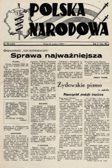 Polska Narodowa. 1938, nr 36