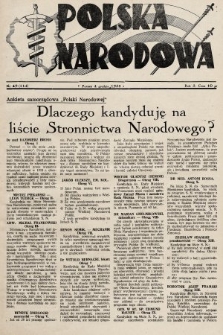 Polska Narodowa. 1938, nr 49