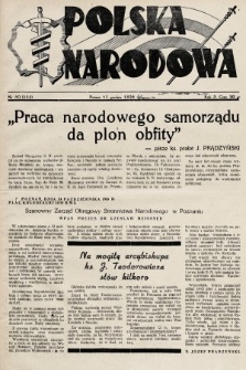 Polska Narodowa. 1938, nr 50