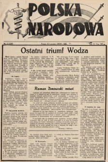 Polska Narodowa. 1939, nr 3