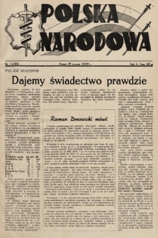 Polska Narodowa. 1939, nr 5