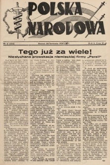 Polska Narodowa. 1939, nr 17