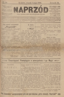 Naprzód : organ polskiej partyi socyalno-demokratycznej. 1900, nr 30