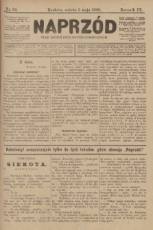 Naprzód : organ polskiej partyi socyalno-demokratycznej. 1900, nr 34