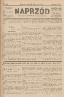 Naprzód : organ polskiej partyi socyalno-demokratycznej. 1900, nr 44