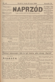 Naprzód : organ polskiej partyi socyalno-demokratycznej. 1900, nr 45
