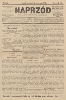 Naprzód : organ polskiej partyi socyalno-demokratycznej. 1900, nr 62