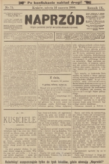 Naprzód : organ polskiej partyi socyalno-demokratycznej. 1900, nr 75 (po konfiskacie nakład drugi!)