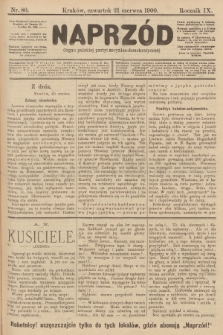 Naprzód : organ polskiej partyi socyalno-demokratycznej. 1900, nr 80