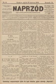 Naprzód : organ polskiej partyi socyalno-demokratycznej. 1900, nr 81