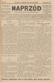 Naprzód : organ polskiej partyi socyalno-demokratycznej. 1900, nr 83