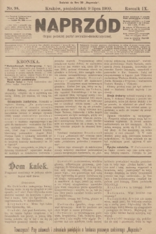 Naprzód : organ polskiej partyi socyalno-demokratycznej. 1900, nr 98
