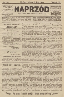 Naprzód : organ polskiej partyi socyalno-demokratycznej. 1900, nr 120