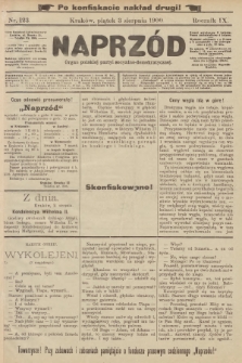 Naprzód : organ polskiej partyi socyalno-demokratycznej. 1900, nr 123 (po konfiskacie nakład drugi!)