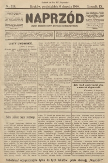 Naprzód : organ polskiej partyi socyalno-demokratycznej. 1900, nr 126