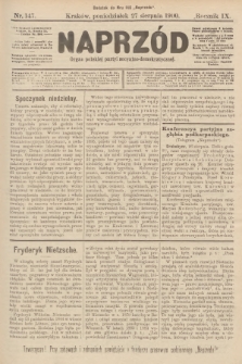 Naprzód : organ polskiej partyi socyalno-demokratycznej. 1900, nr 147