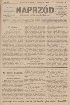 Naprzód : organ polskiej partyi socyalno-demokratycznej. 1900, nr 161