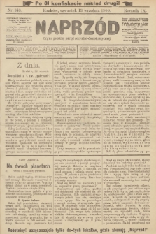 Naprzód : organ polskiej partyi socyalno-demokratycznej. 1900, nr 163 (po konfiskacie nakład drugi!)