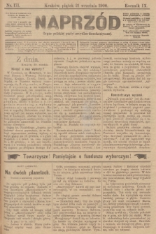 Naprzód : organ polskiej partyi socyalno-demokratycznej. 1900, nr 171