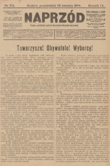 Naprzód : organ polskiej partyi socyalno-demokratycznej. 1900, nr 174 [nakład pierwszy skonfiskowany]