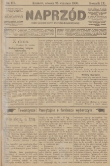 Naprzód : organ polskiej partyi socyalno-demokratycznej. 1900, nr 175 (po konfiskacie nakład drugi!)