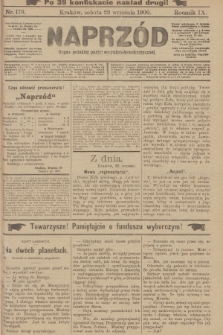 Naprzód : organ polskiej partyi socyalno-demokratycznej. 1900, nr 179 (po konfiskacie nakład drugi!)