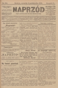 Naprzód : organ polskiej partyi socyalno-demokratycznej. 1900, nr 184