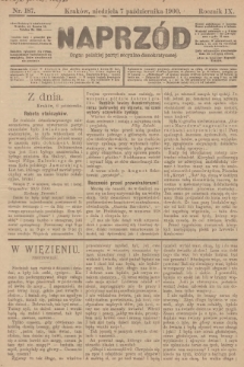 Naprzód : organ polskiej partyi socyalno-demokratycznej. 1900, nr 187 [nakład pierwszy skonfiskowany]